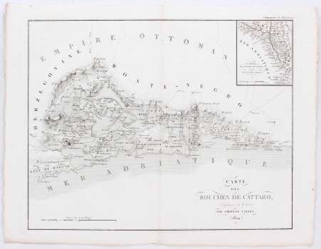 MAP OF THE BAY OF KOTOR